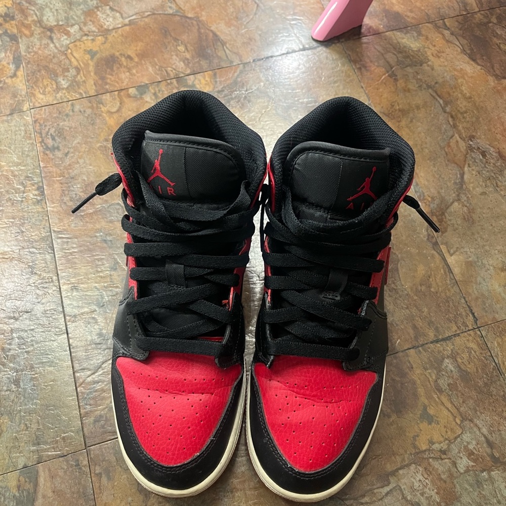 Nike Black and Red Sneakers